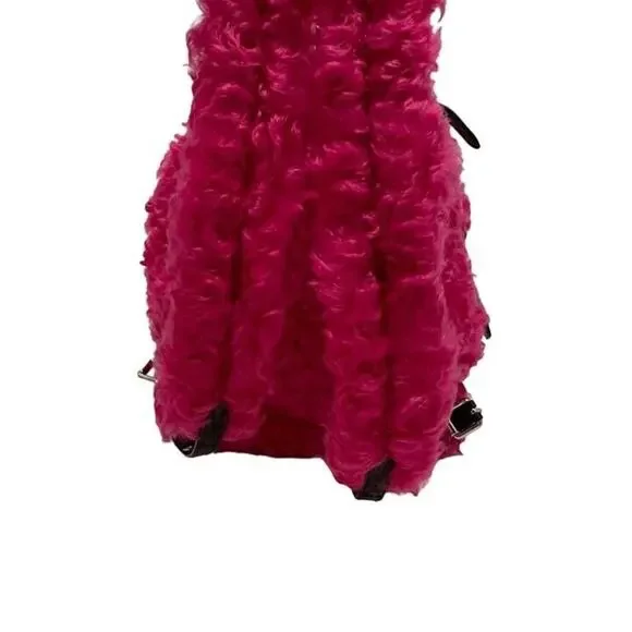 Moschino Pink Fur Backpack